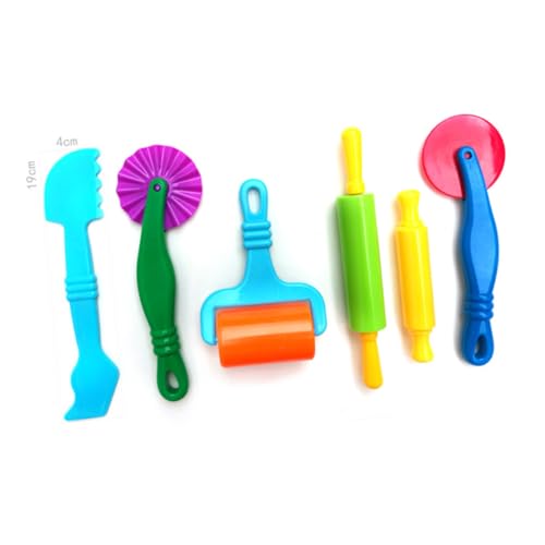 TOYANDONA 7 Stück Teiliges Knete Zubehör Kunststoff DIY Handroller Modellierwerkzeug für Langlebig Kreativ Fördert Feinmotorik und Farberkennung Geeignet für Plastilin Zufällige Farbe TOYANDONA 7 Stück Teiliges Knete Zubehör Kunststoff DIY Handroller Modellierwerkzeug für Langlebig Kreativ Fördert Feinmotorik und Farberkennung Geeignet für Plastilin Zufällige Farbe von TOYANDONA