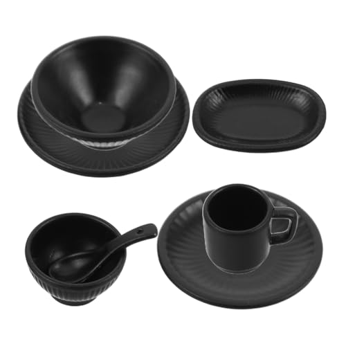 TOYANDONA 7 Stück Teiliges Miniatur Japanisches Geschirrset mit Gestreiften Schalen Tellern und Bechern Realistische Mini Küchenmodelle für Puppenhaus DIY Mikro Landschaft Sammler TOYANDONA 7 Stück Teiliges Miniatur Japanisches Geschirrset mit Gestreiften Schalen Tellern und Bechern Realistische Mini Küchenmodelle für Puppenhaus DIY Mikro Landschaft Sammler von TOYANDONA