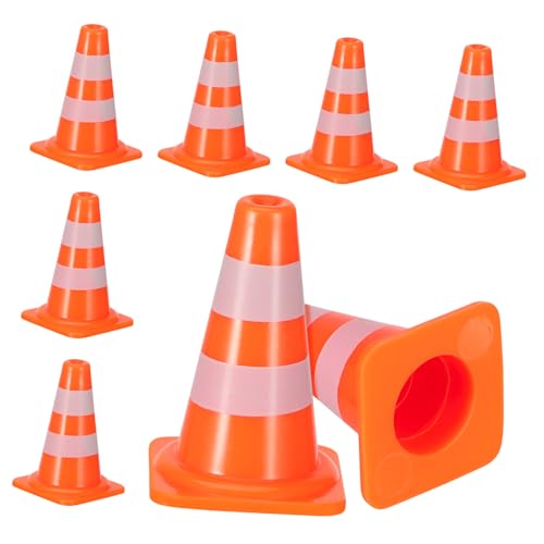 TOYANDONA 7 Stück Teiliges Verkehrszeichen aus Robustem Leichte Straßenkegel für Pädagogisches Verkehrssperren für Drinnen und Draußen für Bildungs-Spielszenarien TOYANDONA 7 Stück Teiliges Verkehrszeichen aus Robustem Leichte Straßenkegel für Pädagogisches Verkehrssperren für Drinnen und Draußen für Bildungs-Spielszenarien von TOYANDONA