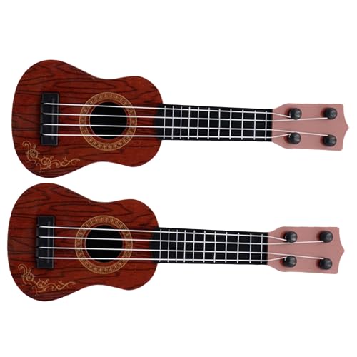 TOYANDONA 8 STK Mini-Ukulele Kinderspielzeug Ukulele-gitarrenspielzeug Für Kinder Minispielzeug Für Kinder Ukulele Für Ukulele-Modell Für Kleinkinder Spielzeug Für Kinder Und Mädchen Plastik von TOYANDONA