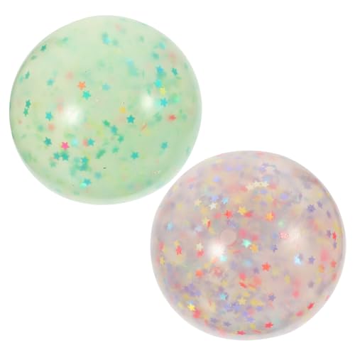 TOYANDONA 8 STK Stressabbauball mit Pailletten Spielzeug für Kinder Kinderspielzeug Spielzeug für Erwachsene spielbuch Erwachsene Fun Toy Flash-Spielzeug lustige Bälle Stressbälle Masse von TOYANDONA