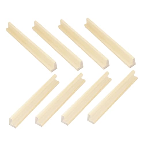 TOYANDONA 8 Stück Domino-Halter, Holz-präsentationsbasis Für Domino, Multifunktionale Domino-Racks, Desktop-Domino-zubehör, Präsentationsständer von TOYANDONA