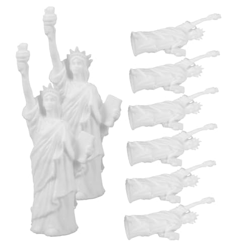 TOYANDONA 8 Stück Freiheitsstatue Modell New York Gebäudeskulptur Freiheitsstatue Statuen New York City Souvenir Freiheitsstatue Miniatur Freiheitsstatue Kleine Statue Aus von TOYANDONA