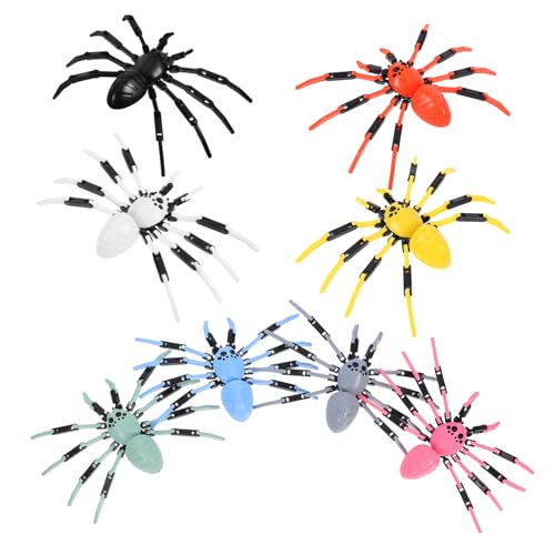 TOYANDONA 8 Stück Gefälschte Spinne: Riesenspinne Spielzeug Mit Flexiblen Gelenken DIY Kunststoff Insektenmodell Spielzeug Halloween Streich Requisiten Partyzubehör Für Kinder Partyzubehör TOYANDONA 8 Stück Gefälschte Spinne: Riesenspinne Spielzeug Mit Flexiblen Gelenken DIY Kunststoff Insektenmodell Spielzeug Halloween Streich Requisiten Partyzubehör Für Kinder Partyzubehör von TOYANDONA