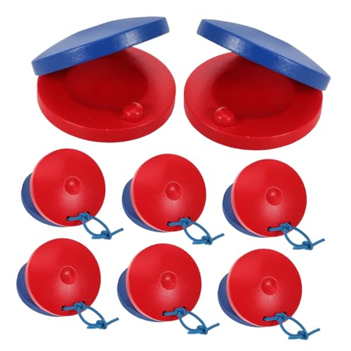 TOYANDONA 8 Stück Teiliges Kastagnetten aus Naturholz Klarer Klang Ergonomisch für Kleine Hände Orff Pädagogik Fördert Rhythmusgefühl und Fingerfertigkeit Musikalisches Lernspielzeug für TOYANDONA 8 Stück Teiliges Kastagnetten aus Naturholz Klarer Klang Ergonomisch für Kleine Hände Orff Pädagogik Fördert Rhythmusgefühl und Fingerfertigkeit Musikalisches Lernspielzeug für von TOYANDONA
