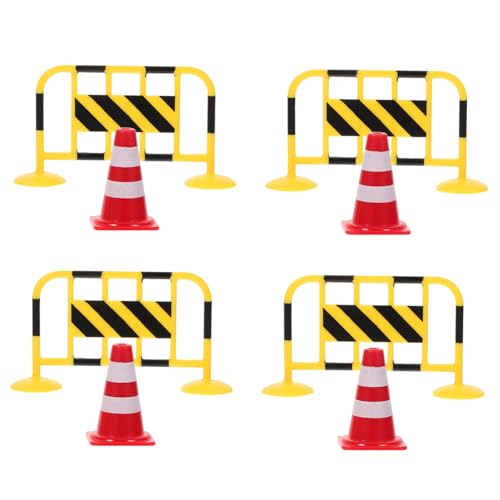 TOYANDONA 8 Stück Teiliges Miniatur straßensperren spielset aus Langlebigem Realistische Verkehrsbarrieren und Leitkegel Pädagogisches Kinderspielzeug für Verkehrserziehung und TOYANDONA 8 Stück Teiliges Miniatur straßensperren spielset aus Langlebigem Realistische Verkehrsbarrieren und Leitkegel Pädagogisches Kinderspielzeug für Verkehrserziehung und von TOYANDONA
