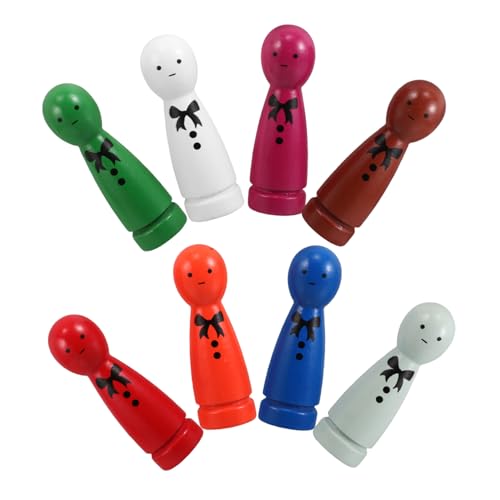 TOYANDONA 8 Stück Teiliges Set Kleine Bunte Holzpuppen mit Augenmotiv Pädagogisches für Fördert Kreativität und Ästhetisches Empfinden Sichere Holzfiguren für Puppenhaus und Rollenspiele TOYANDONA 8 Stück Teiliges Set Kleine Bunte Holzpuppen mit Augenmotiv Pädagogisches für Fördert Kreativität und Ästhetisches Empfinden Sichere Holzfiguren für Puppenhaus und Rollenspiele von TOYANDONA