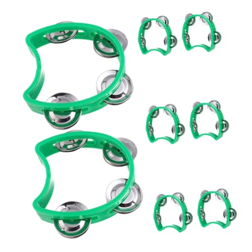 TOYANDONA 8 Stück Teiliges Tamburin aus Kunststoff mit Metallschellen Kindgerechtes Leichtes Handinstrument für Kleinkinder Fördert Feinmotorik Koordination und Musikalische Früherziehung TOYANDONA 8 Stück Teiliges Tamburin aus Kunststoff mit Metallschellen Kindgerechtes Leichtes Handinstrument für Kleinkinder Fördert Feinmotorik Koordination und Musikalische Früherziehung von TOYANDONA