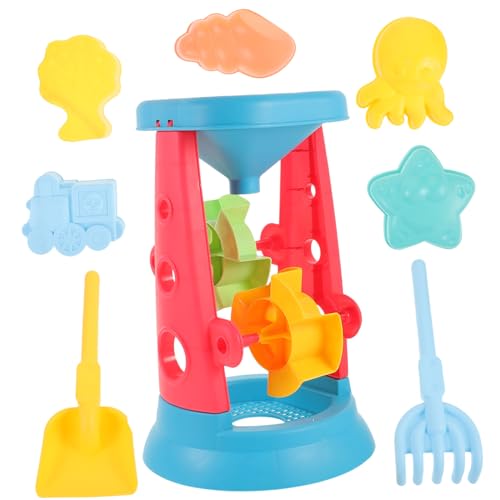 TOYANDONA 8 Teiliges Set Lustige Strandspielzeuge Strandspielzeug Für Sandspielzeug Mit Großen Sanduhren Pastellfarben Ideales Zum Buddeln Und Am Strand von TOYANDONA