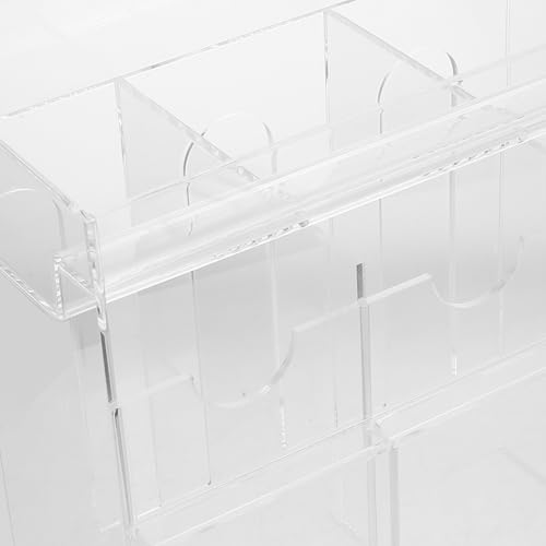 TOYANDONA Acryl-Booster-Spender: Karten-Organizer-Halterbox mit transparentem Acryl-Material, Schwerkraftspender für Sammler-Booster-Visitenkarten TOYANDONA Acryl-Booster-Spender: Karten-Organizer-Halterbox mit transparentem Acryl-Material, Schwerkraftspender für Sammler-Booster-Visitenkarten von TOYANDONA