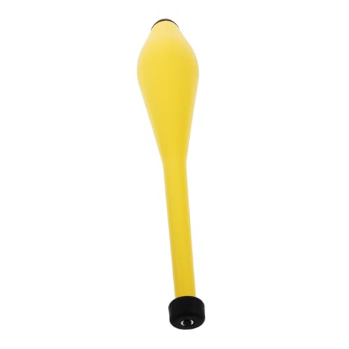 TOYANDONA Akrobatischer Stock Zirkusvorstellungsstütze Jonglierstifte Zum Training Jonglierstock Für Die Bühne Jongliernadeln Für Outdoor-Sportarten Jonglierstock Für Anfänger Plastik Yellow von TOYANDONA