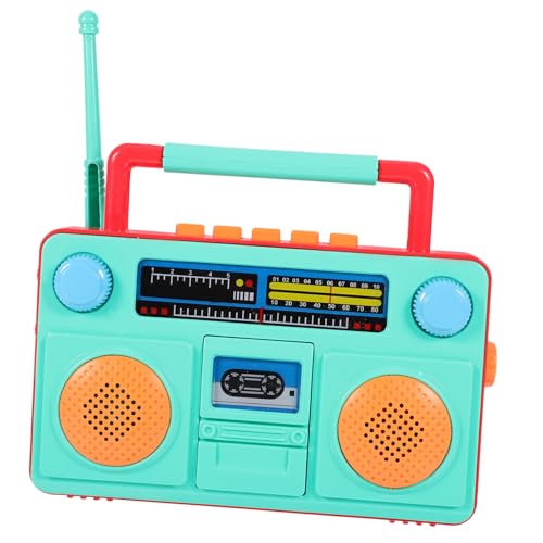 TOYANDONA Analoges Radio Babyspielzeug Kinderspielzeug Spielzeug Gefälschtes Radiospielzeug Simulationsradiospielzeug Pädagogisches Spielzeug Spielhausspielzeug Cartoon von TOYANDONA