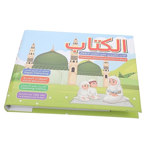 TOYANDONA Arabisch Lernen Arabische Buchstaben Bücher Für Kinder Kindergarten Lernaktivitäten Lernspielzeug Arabische Bücher Für Kinder Lernen Kleinkind Lernbuch Sensorisches von TOYANDONA