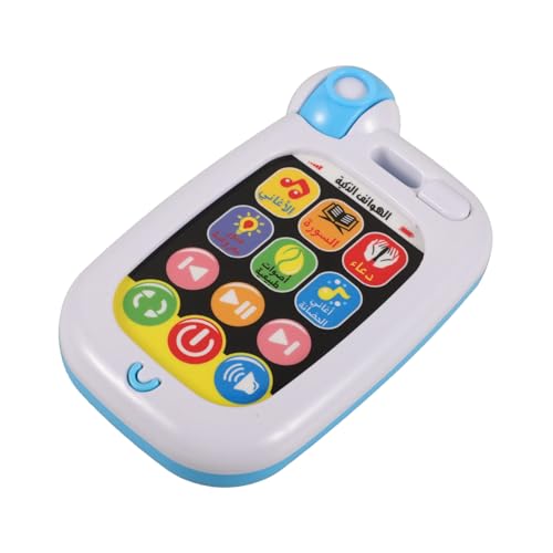 TOYANDONA Arabisch-lernmaschine Lernspielzeug Für Musikinstrumente Für Krabbelndes Babyspielzeug Babyauto Kinderauto Kleinkindspielzeug Babyphone Weiß Abs von TOYANDONA