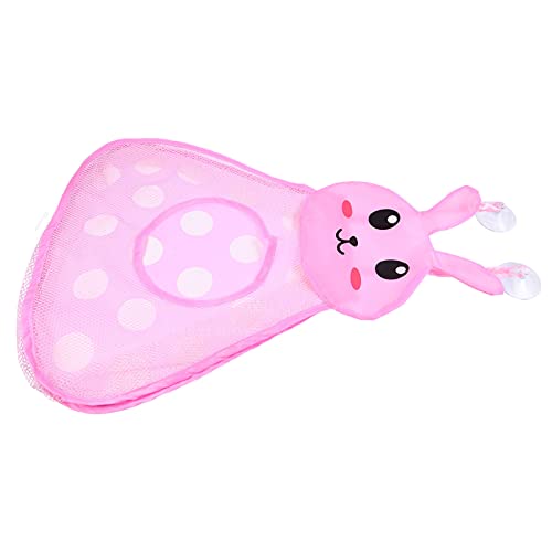 TOYANDONA Aufbewahrungstasche Für Mesh-badespielzeug-Organizer Babybadewanne Für Dampfer Schwimmbad Badezubehör -badewanne Netzbeutel Mit Saugnäpfen Polyester Rosa von TOYANDONA