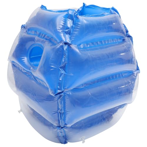 TOYANDONA Aufblasbarer PVC Bumper Ball Für Outdoor Spaß Kollision Ball Für Spiele Im Freien Blauer Körper Bubble Ball Ideal Für Garten Und Freizeitaktivitäten von TOYANDONA