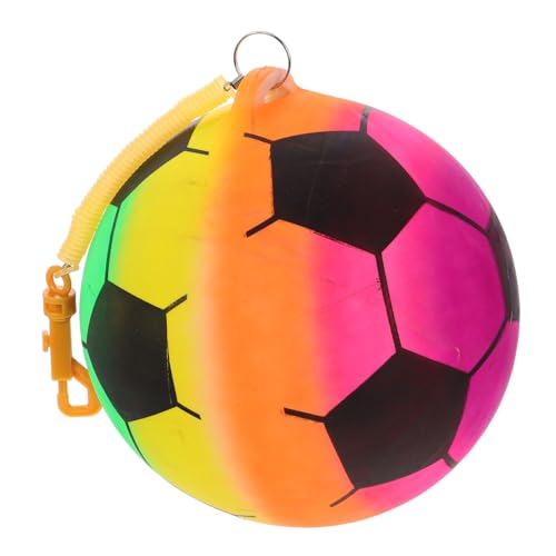 TOYANDONA Aufblasbarer Spielzeugball Jugend Fußball Kickball-basen Hüpfball Für Kinder Bälle Für Kleinkinder Mini-sportbälle Kinderfußball Für Gruppenspiele -fußball Mini-fußball Plastik von TOYANDONA