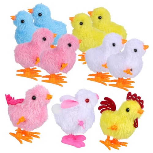 TOYANDONA Aufziehbares Küken Plüsch Huhn Hase Motorik Party Deko Ostern Kuscheltier Sanft Lernspielzeug TOYANDONA Aufziehbares Küken Plüsch Huhn Hase Motorik Party Deko Ostern Kuscheltier Sanft Lernspielzeug von TOYANDONA