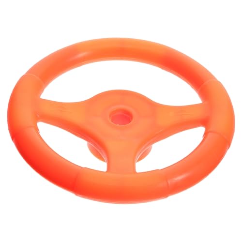 TOYANDONA Autoscooter-lenkrad Kinderlenkrad Lenkrad-spielset Runde Schwingscheiben Outdoor-spielset Schaukelrad Für Den Spielplatz Schwingen Schaukel Zubehör Sitz Fahren Plastik Orange von TOYANDONA