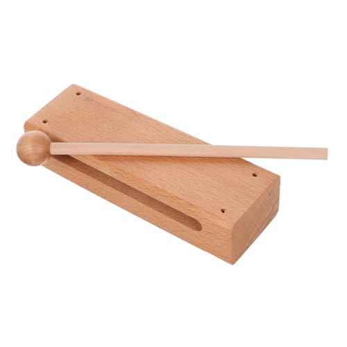 TOYANDONA Bangzi-schlaginstrument Musikinstrument Orff-Instrumente Holzblock Blickfang Für Den Unterricht Klasse Glocke Schlaginstrumente Für Erwachsene Klingeln Klassenzimmer Glocke Hölzern von TOYANDONA