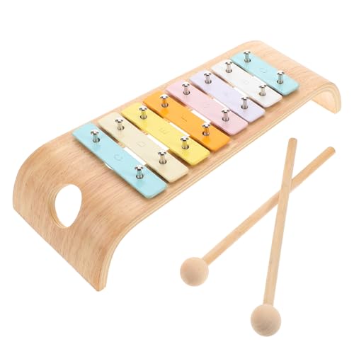 TOYANDONA Bayin Daqin Xylophon Für Kleinkinder Orff Schlaginstrumente Glockenspiele Musikalisches Spielzeug Orff-Instrumente Spielzeug Für Die Frühe Bildung Von Kindern Hölzern von TOYANDONA