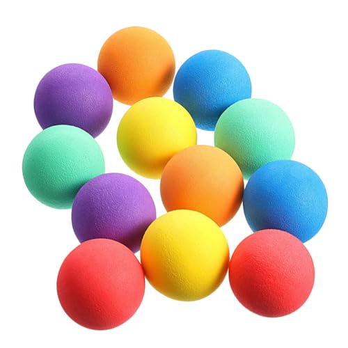 TOYANDONA Bunte Eva Schwammbälle Stressbälle Für Mini Stressball Weiche Und Elastische Stressabbau Bälle Für Spiel Und Spaß Ideales Für Partys Und von TOYANDONA