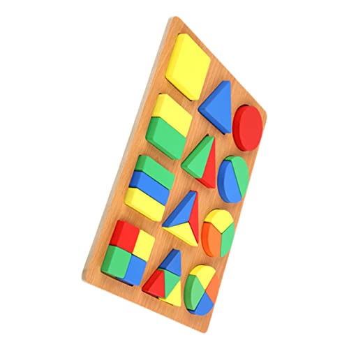 TOYANDONA Buntes Holz puzzlespiel Geometrische Formen Lernspielzeug Montessori Motorikförderung Stapelspiel für Kleinkinder Holzbausteine DIY Früherziehung Geschenk TOYANDONA Buntes Holz puzzlespiel Geometrische Formen Lernspielzeug Montessori Motorikförderung Stapelspiel für Kleinkinder Holzbausteine DIY Früherziehung Geschenk von TOYANDONA