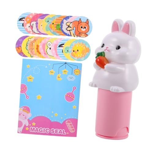 TOYANDONA Cartoon Sticker Stempel Niedlicher Hase Kreatives DIY für Jungen und Mädchen Personalisierte Aufkleberstempel für Bastelprojekte und Belohnungen TOYANDONA Cartoon Sticker Stempel Niedlicher Hase Kreatives DIY für Jungen und Mädchen Personalisierte Aufkleberstempel für Bastelprojekte und Belohnungen von TOYANDONA