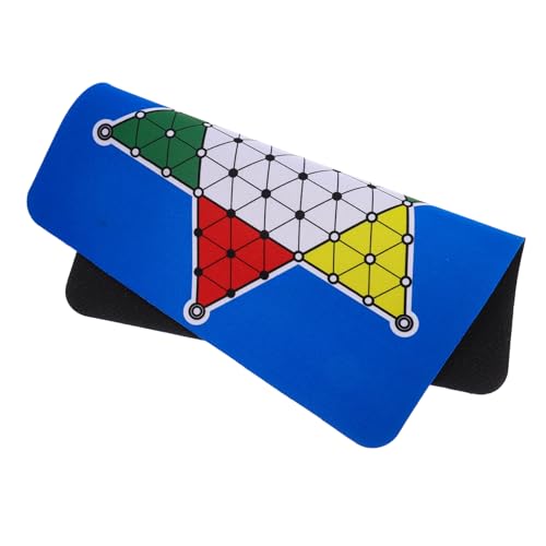 TOYANDONA Chinesische Dame Schachbrett Einfaches Schachspielbrett Schach Zubehör Schachspiel Versorgung Traditionelles Spielschachzubehör Zubehör Für Schachspiele Spielversorgung Blue Gummi TOYANDONA Chinesische Dame Schachbrett Einfaches Schachspielbrett Schach Zubehör Schachspiel Versorgung Traditionelles Spielschachzubehör Zubehör Für Schachspiele Spielversorgung Blue Gummi von TOYANDONA