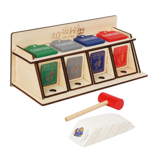 TOYANDONA DIY Holzspielzeug Mülltrennung für Pädagogisches Lernspiel Feines Design Fördert Feinmotorik Beobachtung und Analytisches Denken Nachhaltiges Montessori Ab Jahren TOYANDONA DIY Holzspielzeug Mülltrennung für Pädagogisches Lernspiel Feines Design Fördert Feinmotorik Beobachtung und Analytisches Denken Nachhaltiges Montessori Ab Jahren von TOYANDONA