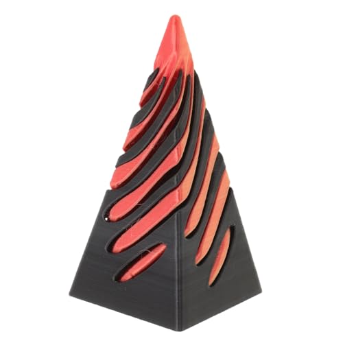 TOYANDONA Dekompression Fidget Bulk Illusion Mini Pass Through Pyramide Mini Fidget Pyramide Büro Für Erwachsene Fidgets Bulk Mini Kunststoff von TOYANDONA