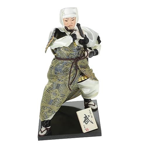 TOYANDONA Dekoration Im Japanischen Stil Japanische Puppe Ninja Figur Japanische Puppen Japanische Ornamente Heimmädchen Einhorn Plüschprinzessin Japanische Statue Habi von TOYANDONA