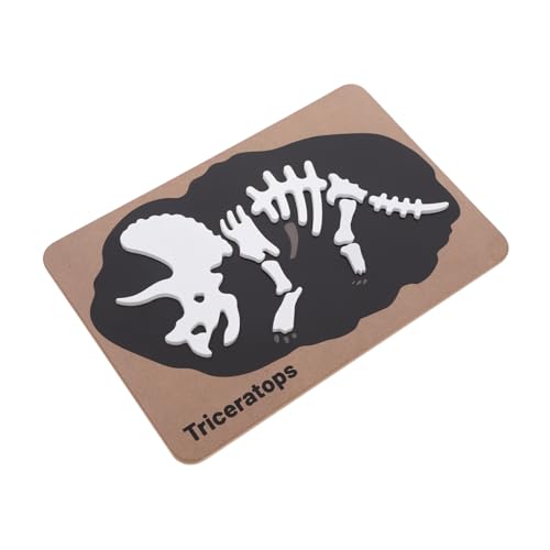 TOYANDONA Dinosaurier Skelett Puzzle Aus Holz Lernspielzeug Für Junge Mädchen Jahre Fördert Kognitive Fähigkeiten Und Hand-Augen-koordination Fördert Soziale Interaktion Und Für Junge TOYANDONA Dinosaurier Skelett Puzzle Aus Holz Lernspielzeug Für Junge Mädchen Jahre Fördert Kognitive Fähigkeiten Und Hand-Augen-koordination Fördert Soziale Interaktion Und Für Junge von TOYANDONA