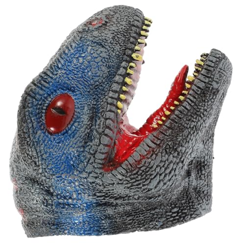 TOYANDONA Dinosaurier Handpuppe Velociraptor Handpuppe Für Weiche Tier Handpuppe Zufällige Farben Animationsspielzeug Für Kreatives Und Rollenspiele von TOYANDONA