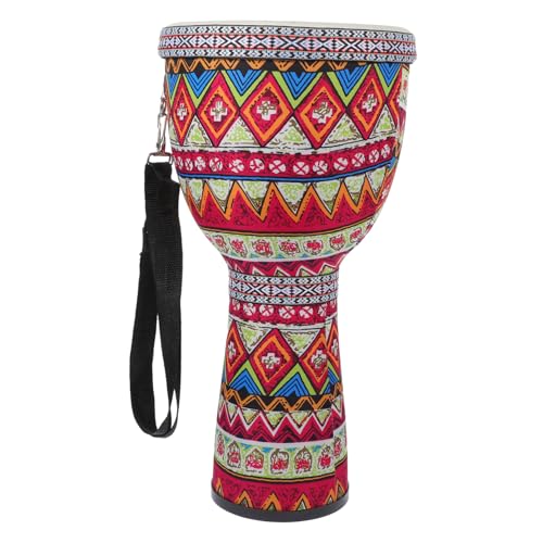 TOYANDONA Djembe Für Schlagzeug Für Bunte Handtrommel Djembe Handtrommelinstrument Bunte Afrikanische Djembe Kindermusikinstrument Tragbare Schlagtrommel Abs von TOYANDONA