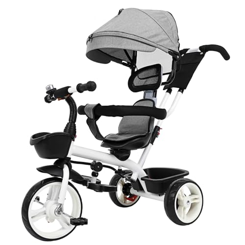 TOYANDONA Dreirad mit Sonnenschutz Verstellbar für Kleinkinder Stabiles Metall und Kunststoffgestell Leicht und Tragbar Geeignet für Jungen und Mädchen Ab Jahr Sicherer Fahrspaß im Freien TOYANDONA Dreirad mit Sonnenschutz Verstellbar für Kleinkinder Stabiles Metall und Kunststoffgestell Leicht und Tragbar Geeignet für Jungen und Mädchen Ab Jahr Sicherer Fahrspaß im Freien von TOYANDONA
