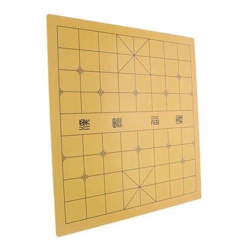 TOYANDONA Dual Use Schachbrett mit Gobang und Chinesischem Schachspiel Tragbares Langlebiges Spielzubehör für Strategisches und Familienaktivitäten TOYANDONA Dual Use Schachbrett mit Gobang und Chinesischem Schachspiel Tragbares Langlebiges Spielzubehör für Strategisches und Familienaktivitäten von TOYANDONA