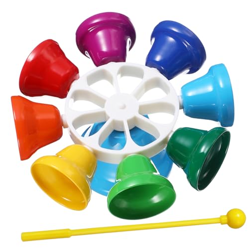 TOYANDONA Eight Tone Bell Musikinstrument Lernspielzeug Buntes Glockenspiel für Frühförderung und Gehirnentwicklung Kleinkinder Babyspielzeug Kindergarten Geeignet TOYANDONA Eight Tone Bell Musikinstrument Lernspielzeug Buntes Glockenspiel für Frühförderung und Gehirnentwicklung Kleinkinder Babyspielzeug Kindergarten Geeignet von TOYANDONA