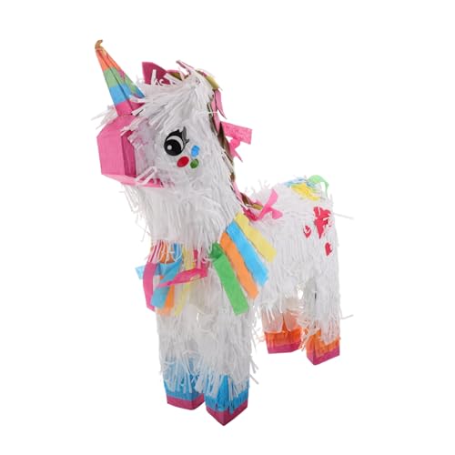 TOYANDONA Einhorn-Piñata quadratischer Toaster Lüfter gefüllte Dekorationen Füller Dekoration einhorn kindergeburtstag einhorn Fiestas Pinata Fiestas Cinco de Mayo Party Papier von TOYANDONA