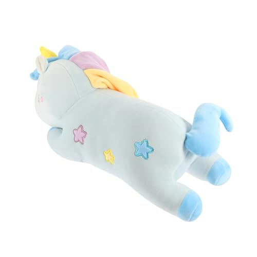 TOYANDONA Einhorn-Puppe bettzeug betteinlagen spielsachen für plushdoll Dekoration Kinderzimmer Puppe Ornament Tier Stofftier Daunen Baumwolle Blue von TOYANDONA