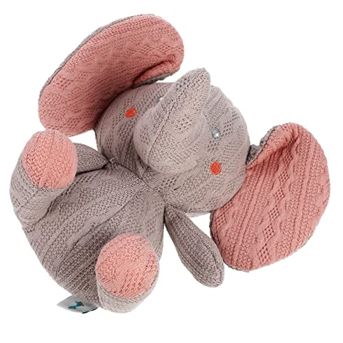 TOYANDONA Elefant Puppe für kindergeschenke Tierisches Tier süßes Kuscheltier Stofftier Elefant verschleißfestes Stofftier PP Baumwolle Light Grey von TOYANDONA