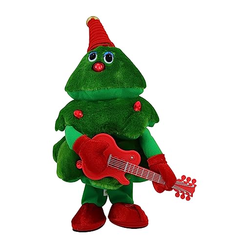 TOYANDONA Elektrischer Tanzender Weihnachtsbaum Plüschspielzeug mit Musik und Lichteffekt Weihnachtliche Dekoration und Geschenkidee für Junge Mädchen Leicht und Tragbar ohne Batterie TOYANDONA Elektrischer Tanzender Weihnachtsbaum Plüschspielzeug mit Musik und Lichteffekt Weihnachtliche Dekoration und Geschenkidee für Junge Mädchen Leicht und Tragbar ohne Batterie von TOYANDONA