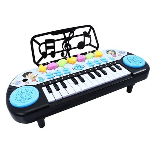 TOYANDONA Elektronisches Klavier Für Kleinkinder Multifunktionales 24 Tasten Keyboard Für Von 3 Bis 6 Jahren Musikalisches Lernspielzeug Ideales Für Jungen Und ädchen von TOYANDONA