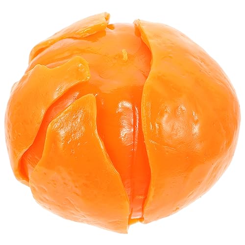 TOYANDONA Entpacken Sie Die Orangefarbene Verzierung Schaumstoff-stressbälle Orangefarbenes Kunststoffmodell Squeeze Fidget Spielzeug Mandarine Spielzeug Kind Belohnung Das Haustier Haushalt von TOYANDONA