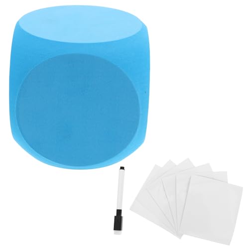 TOYANDONA Eva Würfel Blau mit Abwischbaren Aufklebern und Stift Wiederverwendbare DIY Würfel für Kreative Lernspiele Teamaktivitäten und Familienunterhaltung TOYANDONA Eva Würfel Blau mit Abwischbaren Aufklebern und Stift Wiederverwendbare DIY Würfel für Kreative Lernspiele Teamaktivitäten und Familienunterhaltung von TOYANDONA