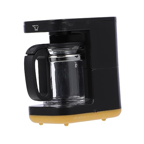 TOYANDONA Exquisite Mini Kaffee Maschine Modell Für Puppenhaus Schwarze Kaffeemaschine Ideales Zubehör Für Sammlerstücke Und Miniatur Dekoration Perfektes Kaffee Maschinen von TOYANDONA