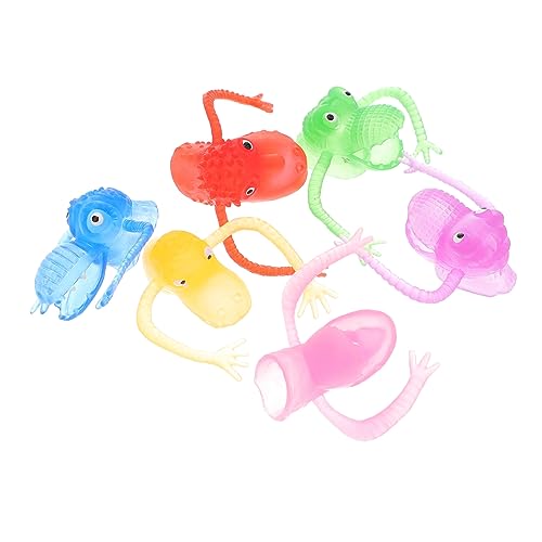 TOYANDONA Fingerpuppen Lustige Monster Fingerpuppen Für Ideale Mitgebsel Für Partys Pädagogisches Zufällige Muster Und Farben von TOYANDONA