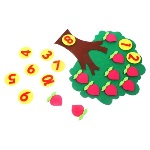 TOYANDONA Gewebtes Digitales Obstbaumspielzeug Pädagogisches Lernspiel für Interaktives Zählen Zuordnungsspiel Sicherer Glatte Kanten Übungsspielzeug für Vorschulen TOYANDONA Gewebtes Digitales Obstbaumspielzeug Pädagogisches Lernspiel für Interaktives Zählen Zuordnungsspiel Sicherer Glatte Kanten Übungsspielzeug für Vorschulen von TOYANDONA