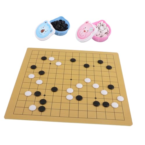 TOYANDONA Schachbrett Für Junge Mädchen Tragbares Go-schachspiel Mit Bären-Motiv Und Pädagogisches Spielset Für Anfänger Geeignet Für Zuhause Oder Reisen TOYANDONA Schachbrett Für Junge Mädchen Tragbares Go-schachspiel Mit Bären-Motiv Und Pädagogisches Spielset Für Anfänger Geeignet Für Zuhause Oder Reisen von TOYANDONA
