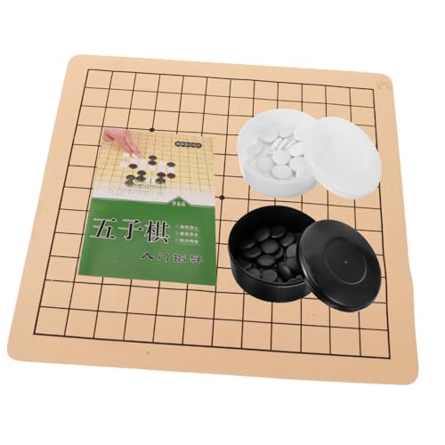 TOYANDONA Go schachset aus Holz mit Faltbarem Tragbarem Schachbrett und Schwarzen Weißen Spielfiguren Geeignet für Anfänger und Schüler Langlebig und Praktisch für Reisen und Training TOYANDONA Go schachset aus Holz mit Faltbarem Tragbarem Schachbrett und Schwarzen Weißen Spielfiguren Geeignet für Anfänger und Schüler Langlebig und Praktisch für Reisen und Training von TOYANDONA